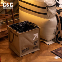 CC Outdoor Foldable Trash Can Camping Storage Box Large Capacity Tactical Organizer Bag