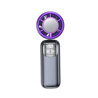 Portable Handheld Mini Fan with Ice Compress Function, High-Speed Quiet Operation for Outdoor and Office Use