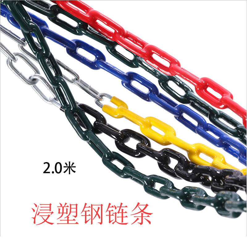Swing Chain Extension Kit with Coated Steel Chains for Outdoor Swings and Rocking Chairs