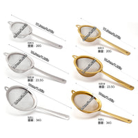 Stainless Steel Mini Strainer Mesh Sieve for Kitchen, Juices, Cocktails, and Baking