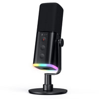 USB Condenser Microphone with RGB Lighting for Gaming, Streaming, and Podcasting
