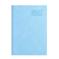 2027 Daily Planner Faux Leather Notebook 365-Day Agenda Journal