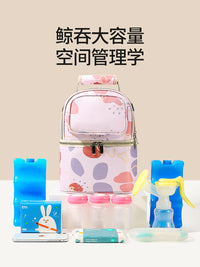 Multi-layer Breast Milk Cooler Bag Portable Insulated Storage for Moms