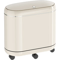 Slim Trash Can with Lid for Home, Large Capacity, Luxury Design, for Bathroom, Living Room, Kitchen, Bedroom