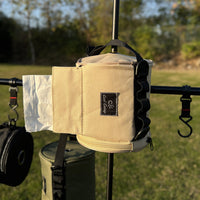 Outdoor Camping Roll Paper Holder Portable Tissue Dispenser Bag for Picnic and Hanging