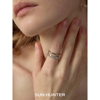 SUN HUNTER Mother-of-Pearl Iris Collection Jewelry