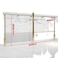Wall-Mounted Stainless Steel Clothing Display Rack for Retail Stores