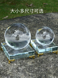 Crystal Ball Display Stand Metal Sphere Holder with Concave Base for Ornaments