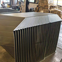 Galvanized Square Ventilation Duct for Fire Smoke Exhaust, Industrial Rectangular Sheet Metal Air Duct