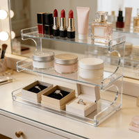 Acrylic Multi-Layer Cosmetic Display Stand Desktop Organizer