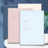 A5 Aesthetic Notebook with Protective Cover for Students and Daily Journaling