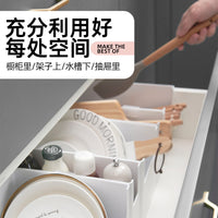 Rectangular Storage Bins for Kitchen Cabinets & Drawers, Desktop Organizer Baskets