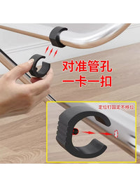 U-Shaped Open-End Chair Leg Floor Protectors for Sled Base Office Chairs, Anti-Slip & Anti-Scratch Pads