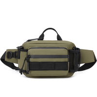 Men's Outdoor Fishing Lure Bag Oxford Cloth Waist Pack Hiking Climbing Travel Lightweight Large Capacity Crossbody Bag