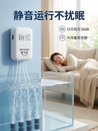 Rechargeable Portable Aerator Air Pump for Fishing and Aquariums, Ultra-Quiet Oxygen Pump