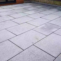 Natural Granite Sesame White Grey Black Marble Paving Stone Flamed Outdoor Tile