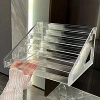Acrylic Tiered Display Stand for Cosmetics and Nail Polish