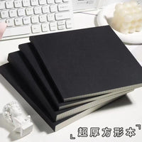 A5 Kraft Paper Square Notepad Tear-Off Top-Bound Thickened Notebook for Students