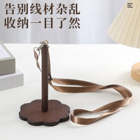Wooden Yarn Holder Wrist Yarn Spool Stand for Knitting Crocheting