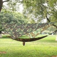 Lightweight Camouflage Camping Tarp Hammock Rain Fly and Picnic Mat