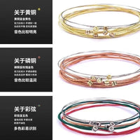 Acoustic Folk Guitar Strings Set - Brass, Red Copper, or Colorful Options