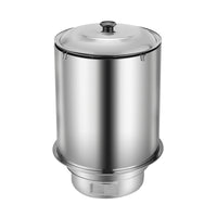 Stainless Steel BBQ Grill Portable Outdoor Smokeless Charcoal Grill Multi-functional Roaster for Home and Camping