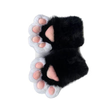 Furry Animal Paw Gloves with Squeaker and Claws for Cosplay
