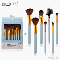 Makeup Brush Set with Soft Bristles and Storage Box - Powder & Eyeshadow Brushes