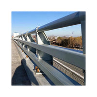 River Landscape Lighting Guardrail for Overpass Bridges - Q235 Carbon Steel Anti-Collision Barrier