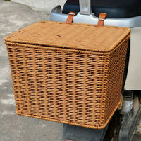 Universal Helmet Storage Basket for Electric Scooters & Bicycles - Rear Mount Cargo Carrier