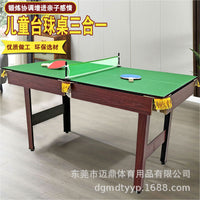 Miniature American Pool Table for Home Indoor Use - Black Eight Billiard Table for Family Fun and Kids
