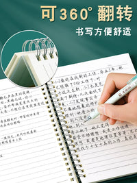 Deli A4/A5 Spiral Notebook, 160 Pages, Lined/Grid, Thickened for Students, Journaling, and Note-Taking