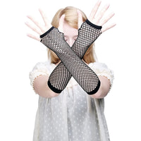 Women's Fingerless Fishnet Sun Protection Arm Sleeves