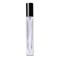 10ml Portable Square/Round Glass Perfume Atomizer Bottle with Press Spray