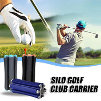 Golf Club Storage Rack Swing Practice Set with Ball Tee Clip