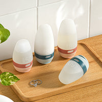 Portable Silicone Travel Bottles for Lotion and Cosmetics - Squeezable Refillable Containers