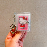 2-inch PVC Mini Photo Album Keychain for Instax & Idol Photocards