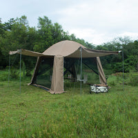 Outdoor Mesh Screen Canopy Tent for Beach Camping Picnics - Portable Sunshade and Insect Protection