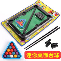 Miniature Billiards Table Toy Set for Kids, Educational and Creative Play