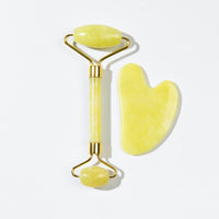 Natural Jade Roller and Gua Sha Board Facial Massager Gift Set