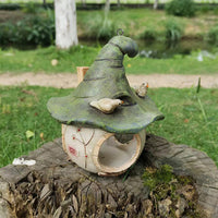 Magic Spire Birdhouse Hanging Ornament Outdoor Resin Bird Nest for Garden Decoration
