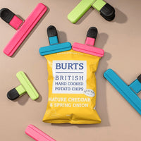 T-Type Food Bag Sealing Clips for Snacks and Chips, Moisture-Proof Plastic Bag Sealers