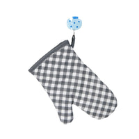 Cotton Linen Heat Resistant Oven Mitts for Baking and Grilling