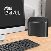 Car Trash Can with Lid, Hanging Mini Storage Box for Vehicle Side Door