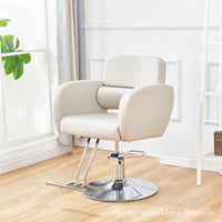 Vintage Hydraulic Barber Chair for Salon, Adjustable Swivel Hair Styling Chair