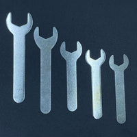 Single-Ended Open-End Wrench Set, High-Strength Nickel Plated