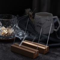 Acrylic Nail Art Display Board with Solid Wood Base for Press-On Nails & Salon Showcase