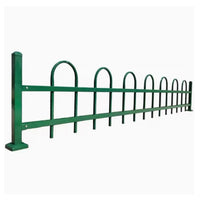 Galvanized Steel Garden Fence Panel for Lawn, School, and Municipal Enclosures