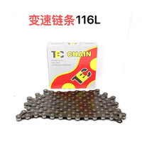 116/98 Link Bicycle Chain for Mountain, Fixed Gear, and Road Bikes, Rust-Resistant, High-Strength, with Quick Release