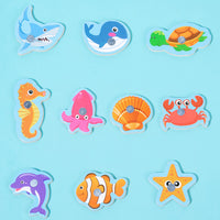 Magnetic Wooden Fishing Game Toy Set for Toddlers, Educational Parent-Child Interactive Play